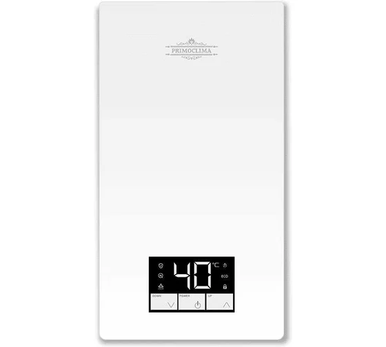 Электрический проточный водонагреватель PRIMOCLIMA ZENITH 7 кВт Wi-Fi, белый (PC ZENITH 7.0 (W) Primoclima)