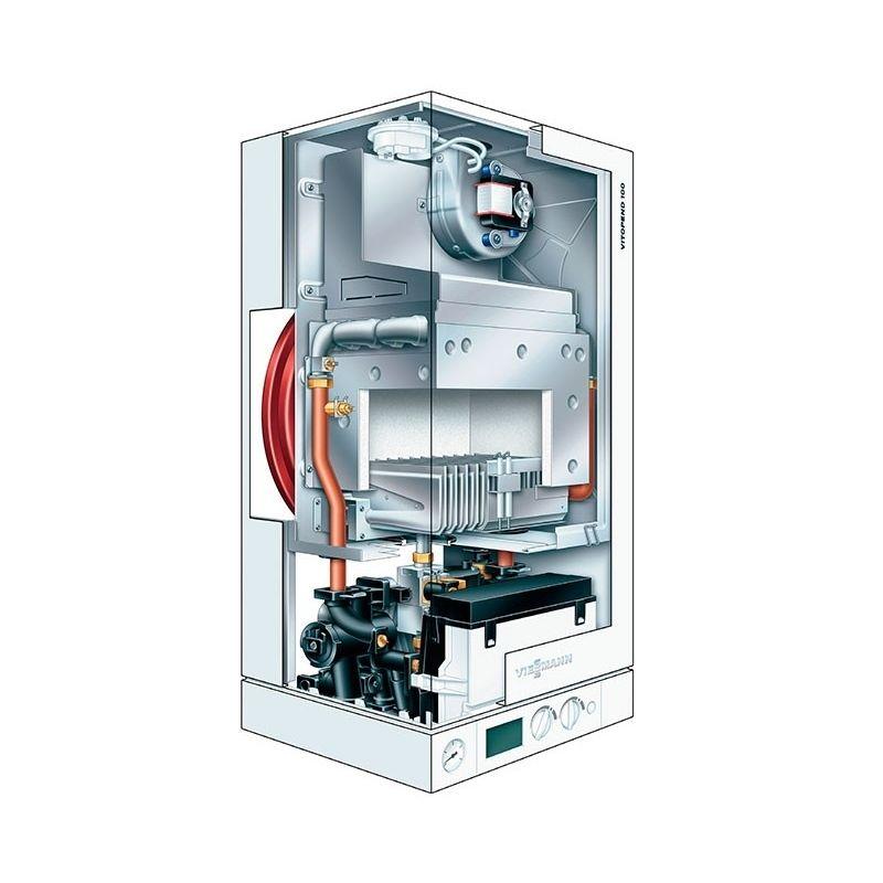 Котел газовый настенный Viessmann Vitopend 100 30 кВт (7571695 A1HB002, Viessmann) — фото 2