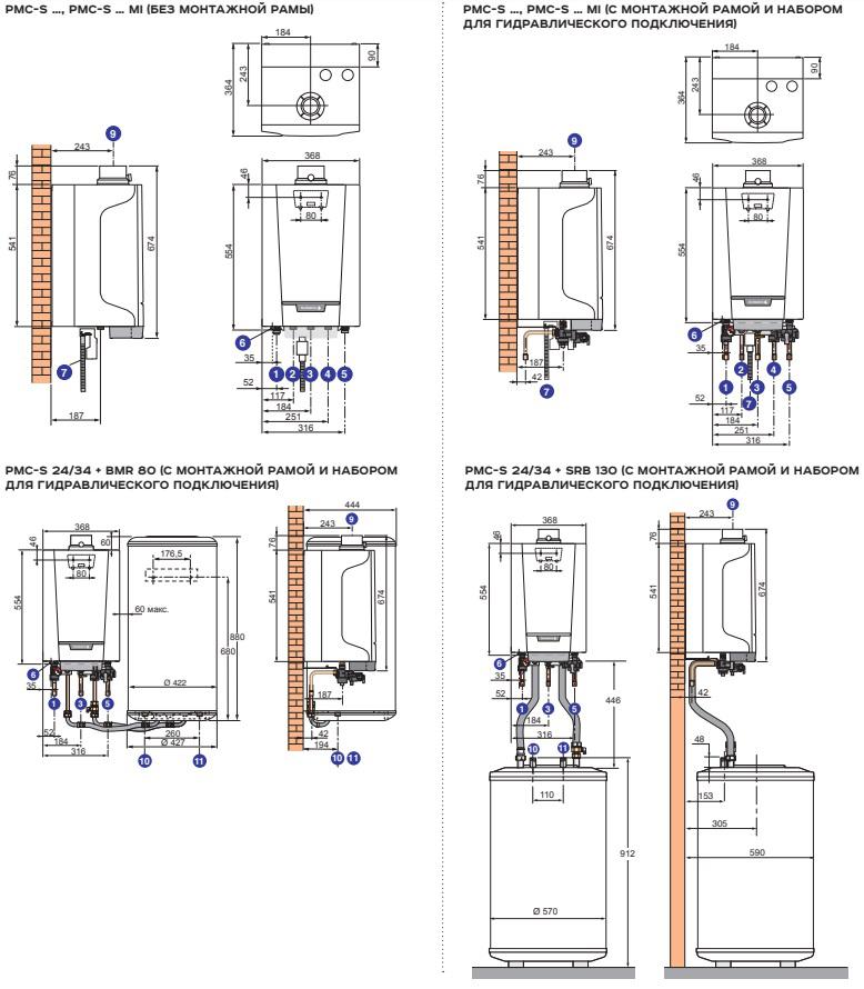 Настенный двухконтурный конденсационный газовый котел De Dietrich NANEO PMC-S 24/28 MI (7716356 De Dietrich) — фото 3