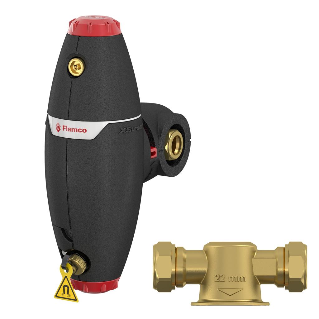 Сепаратор воздуха и грязи Flamco XStream Vent-Clean 1 1/4" (11063 Flamco)