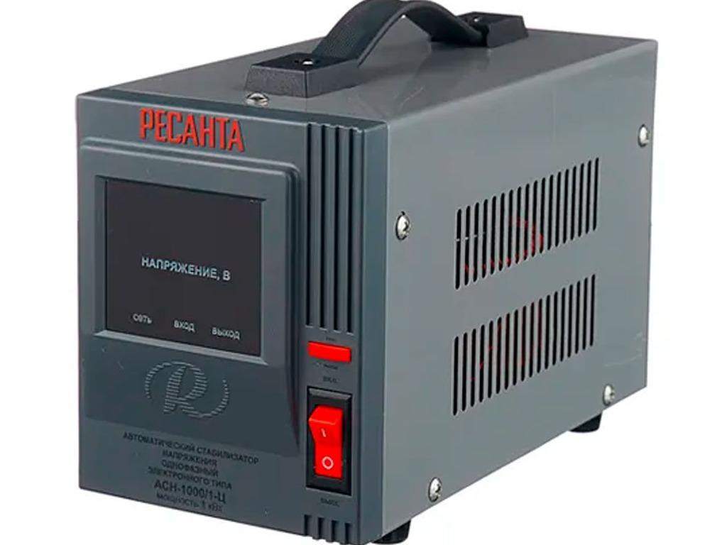 Стабилизатор напряжения Ресанта ACH-1000/1-ц (1000 Вт) 63/6/2