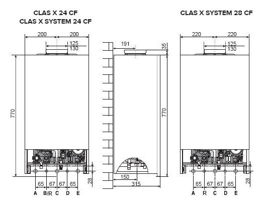 Котел газовый настенный Ariston CLAS XC SYSTEM 28 FF (3301680 Ariston) — фото 3