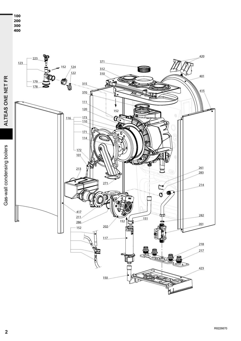 Котел газовый настенный двухконтурный Ariston ALTEAS XC 35 FF (3301672 Ariston) — фото 3
