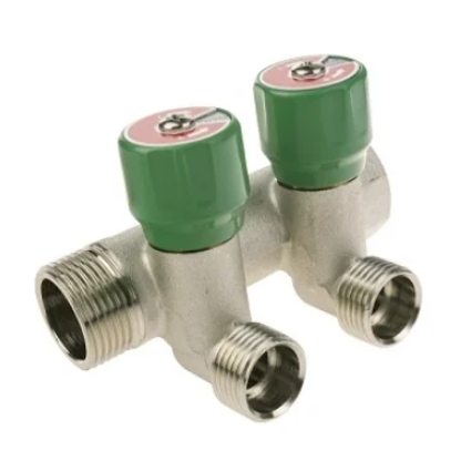 Коллектор ELSEN EMW03.02T распределительный 3/4" (ВР-НР) с 2 отводами 1/2" НР (Elsen)