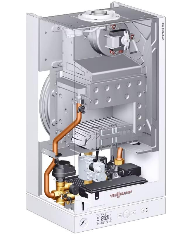Котел газовый настенный Viessmann Vitopend 100 24 кВт (7571693 A1HB001, Viessmann) — фото 2
