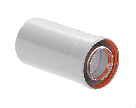 Удлинение коаксиального дымохода 60/100 L 500 мм (kit500)