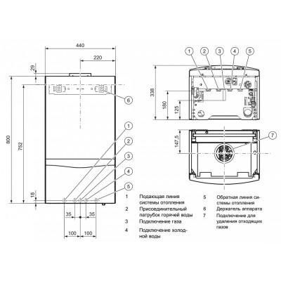 Котел газовый настенный Vaillant VU 202/5-5 turboTEC plus — фото 2