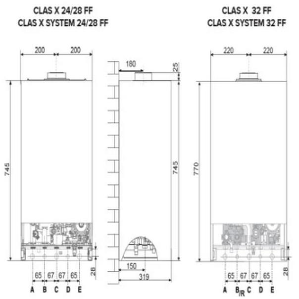 Котел газовый настенный двухконтурный Ariston CLAS XC 28 FF (3301677 Ariston) — фото 2